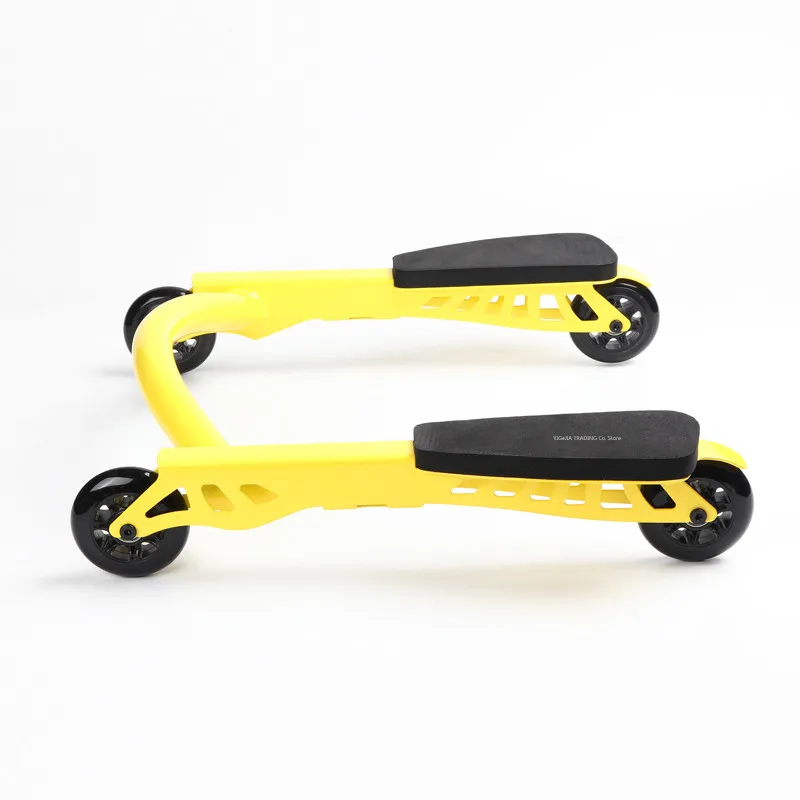 Home Gym Total Fitness - ลูกกลิ้งบริหารหน้าท้อง 4 ล้อสำหรับใช้ในบ้าน/ยิม รับน้ำหนักได้ 330 ปอนด์