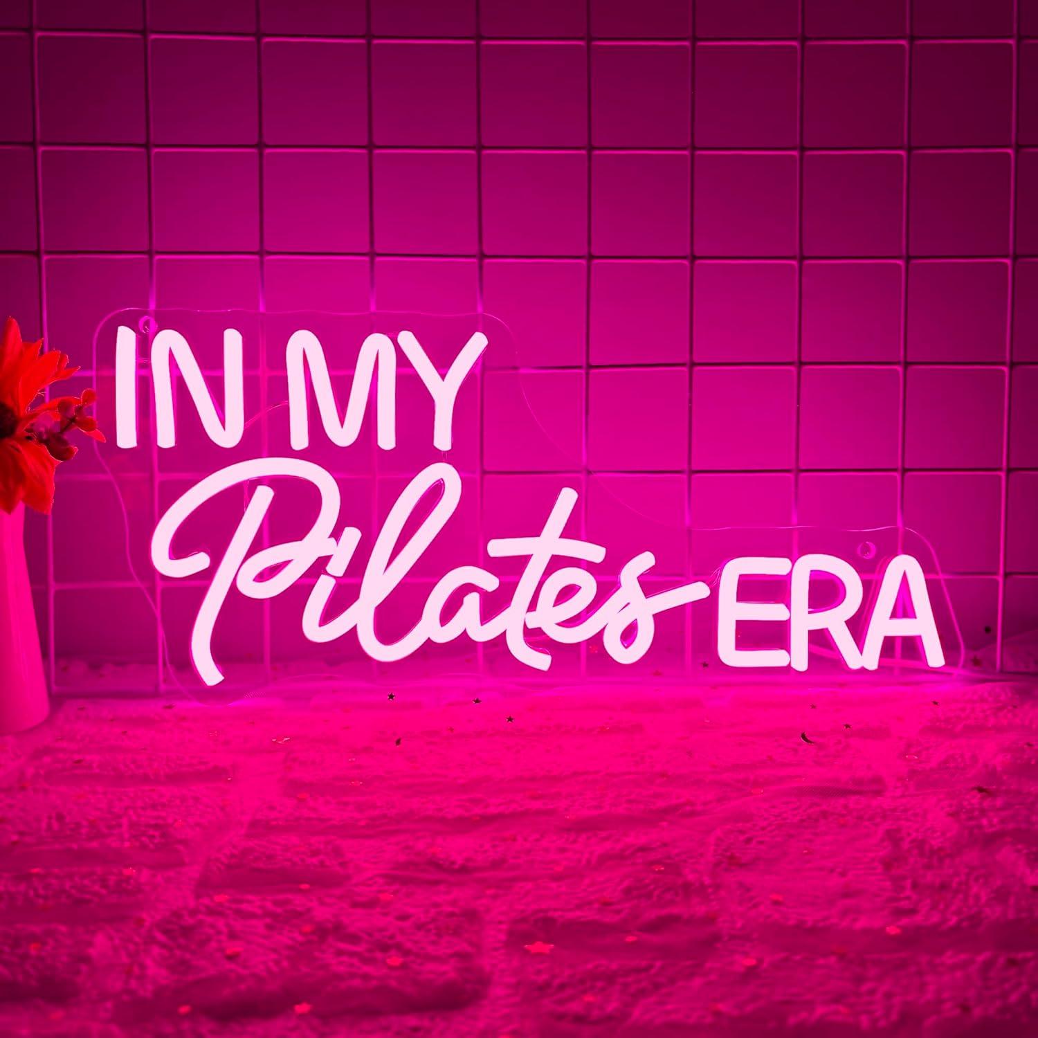 Home Gym Neon Sign - ป้ายไฟนีออน In My Pilates Era ไฟ