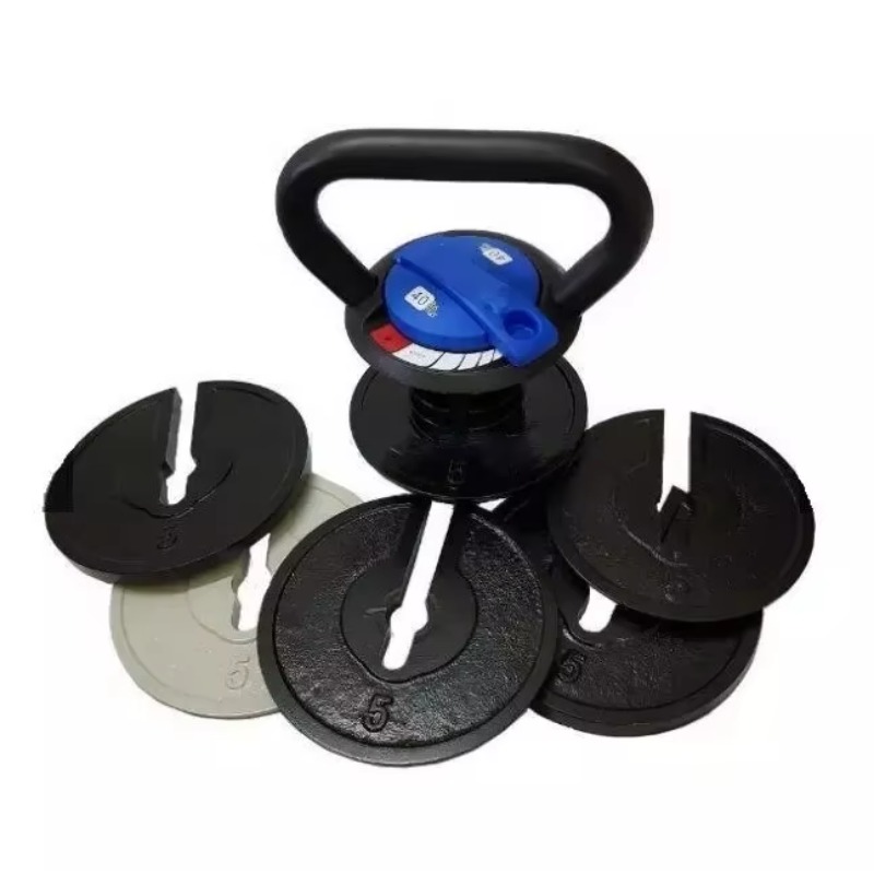 Home Gym Kettlebells - ดัมเบลทรงกลมปรับน้ำหนักได้ DUTRIEUX ชุดดัมเบลและเคทเทิลเบลโครเมียม ทนทาน เหมาะสำหรับออกกำลังกายที่บ้าน