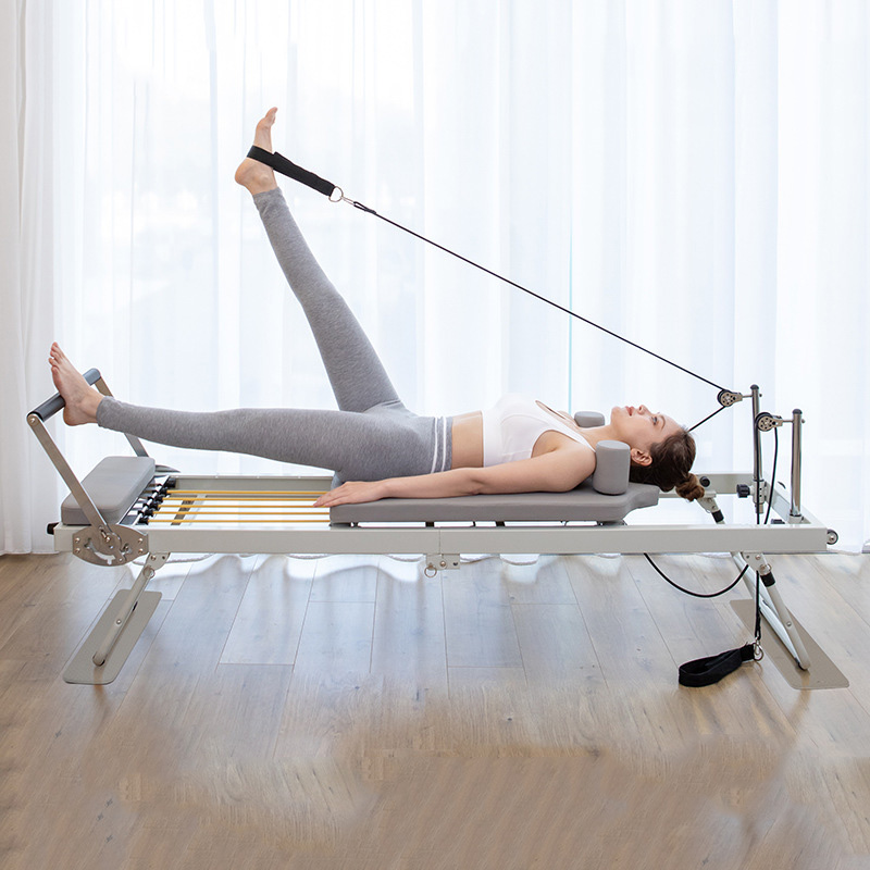Home Gym Total Fitness - เตียงพิลาทิสอเนกประสงค์ในร่มออกกําลังกายที่บ้านการฝึกความแข็งแรงของร่างกายทั้งหมดอุปกรณ์ฟิตเนส 120 กก. แบริ่งรับน้ําหนัก