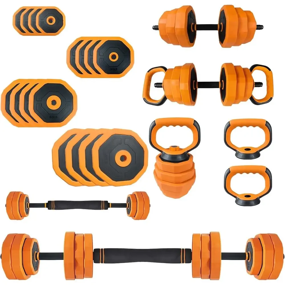 Home Gym Kettlebells - ชุดออกกำลังกายที่บ้านแบบปรับได้ 4-in-1 น้ำหนัก 44/66/88 ปอนด์ -