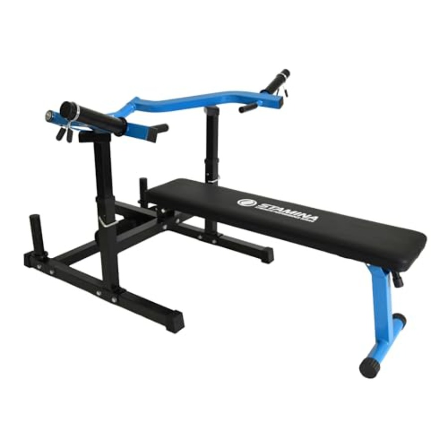 Home Gym Leg Extension Machine - เครื่องออกกำลังกายแบบโฮมยิมสำหรับฝึกความแข็งแรงของกล้ามเนื้อหน้าอกและขา แบบปรับได้ โครงเหล็กเคลือบสีดำ