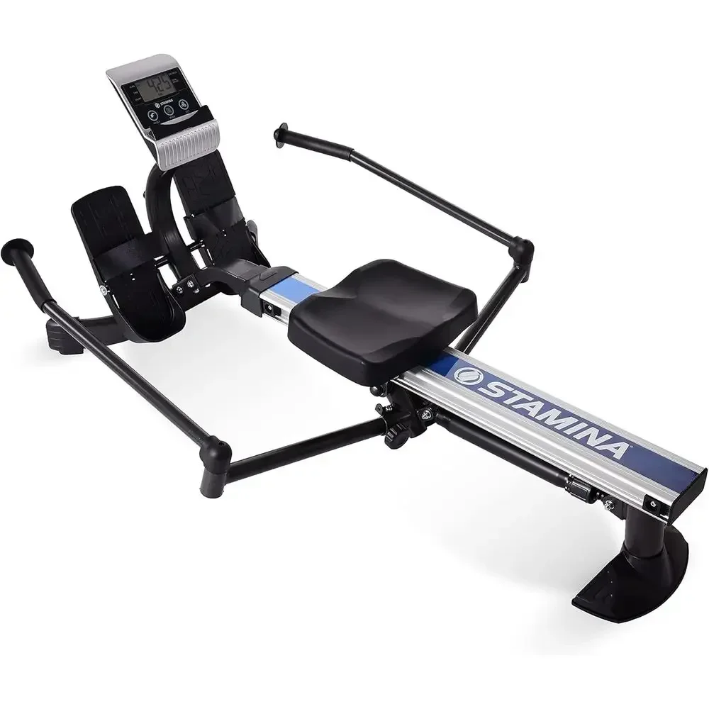 Home Gym Rowing Machine - เครื่องกรรเชียงบกไฮดรอลิก, แรงต้าน 250 ปอนด์, อุปกรณ์ออกกำลังกายสำหรับฟิตเนสที่บ้าน