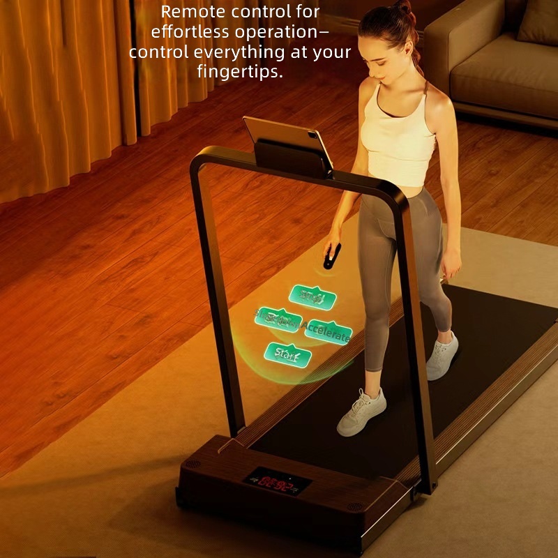 Home Gym Luxury Design - ลู่วิ่งไฟฟ้าแบบพับได้ เงียบ ใช้งานในบ้าน ดีไซน์ลายไม้สุดหรู อุปกรณ์ออกกำลังกายขนาดกะทัดรัด