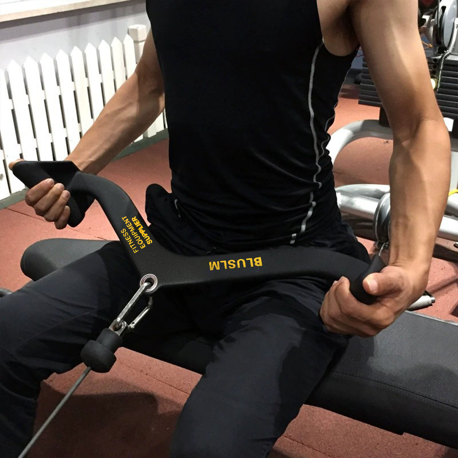 Home GYM Fitness Lat ดึง Handl - Home Gym Rowing Machine บทวิจารณ์และราคา