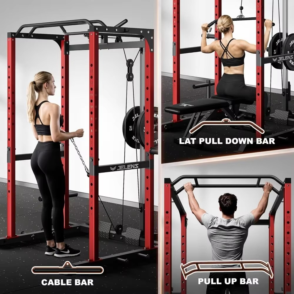 แร็คออกกำลังกายอเนกประสงค์ S21 - Home Gym Folding Rack บทวิจารณ์และราคา