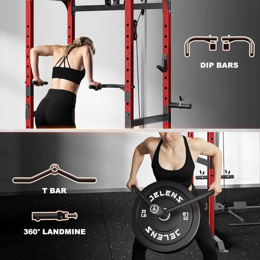 แร็คออกกำลังกายอเนกประสงค์ S21 - Home Gym Folding Rack บทวิจารณ์และราคา