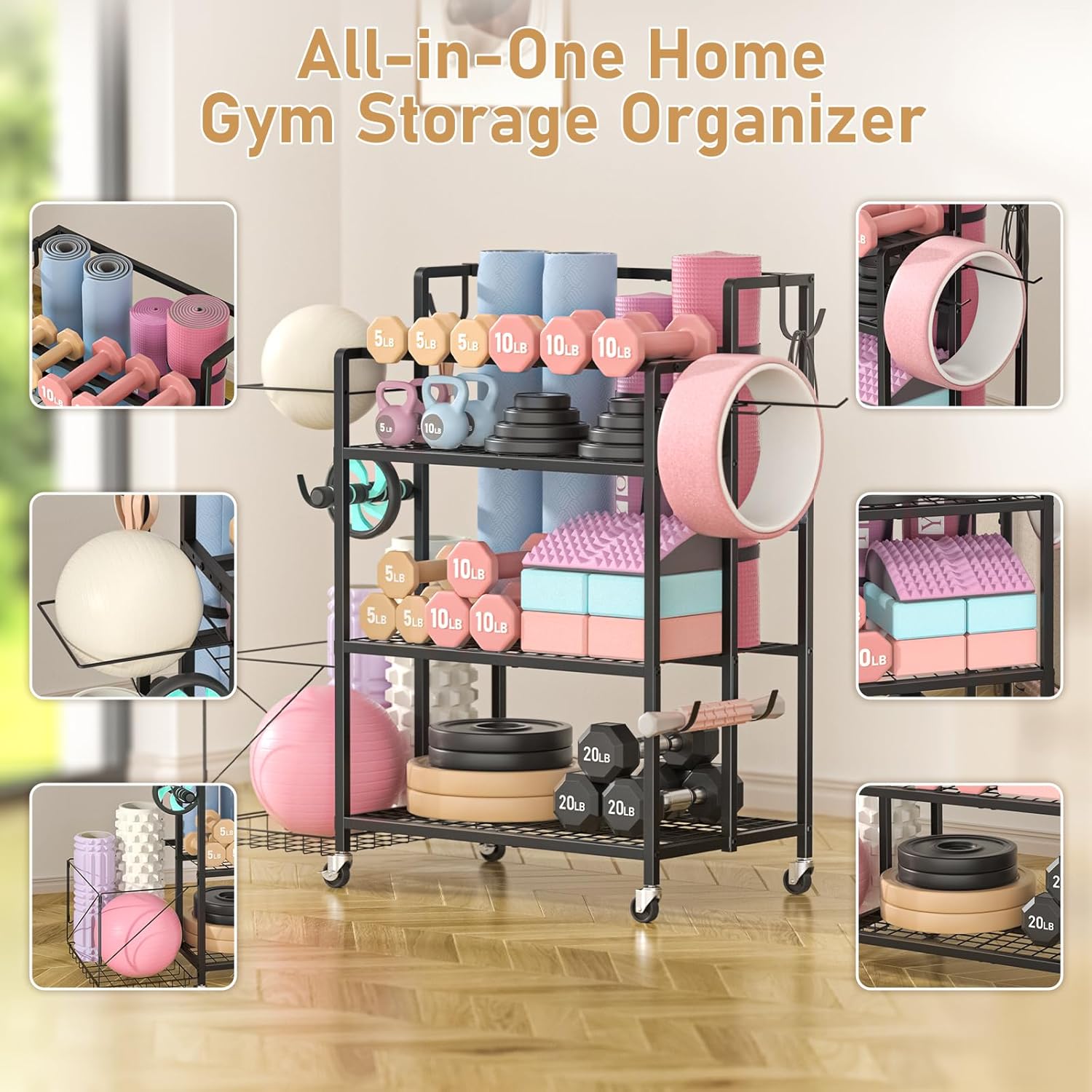 ที่เก็บอุปกรณ์ออกกำลังกายที่บ้ - Home Gym Kettlebells บทวิจารณ์และราคา