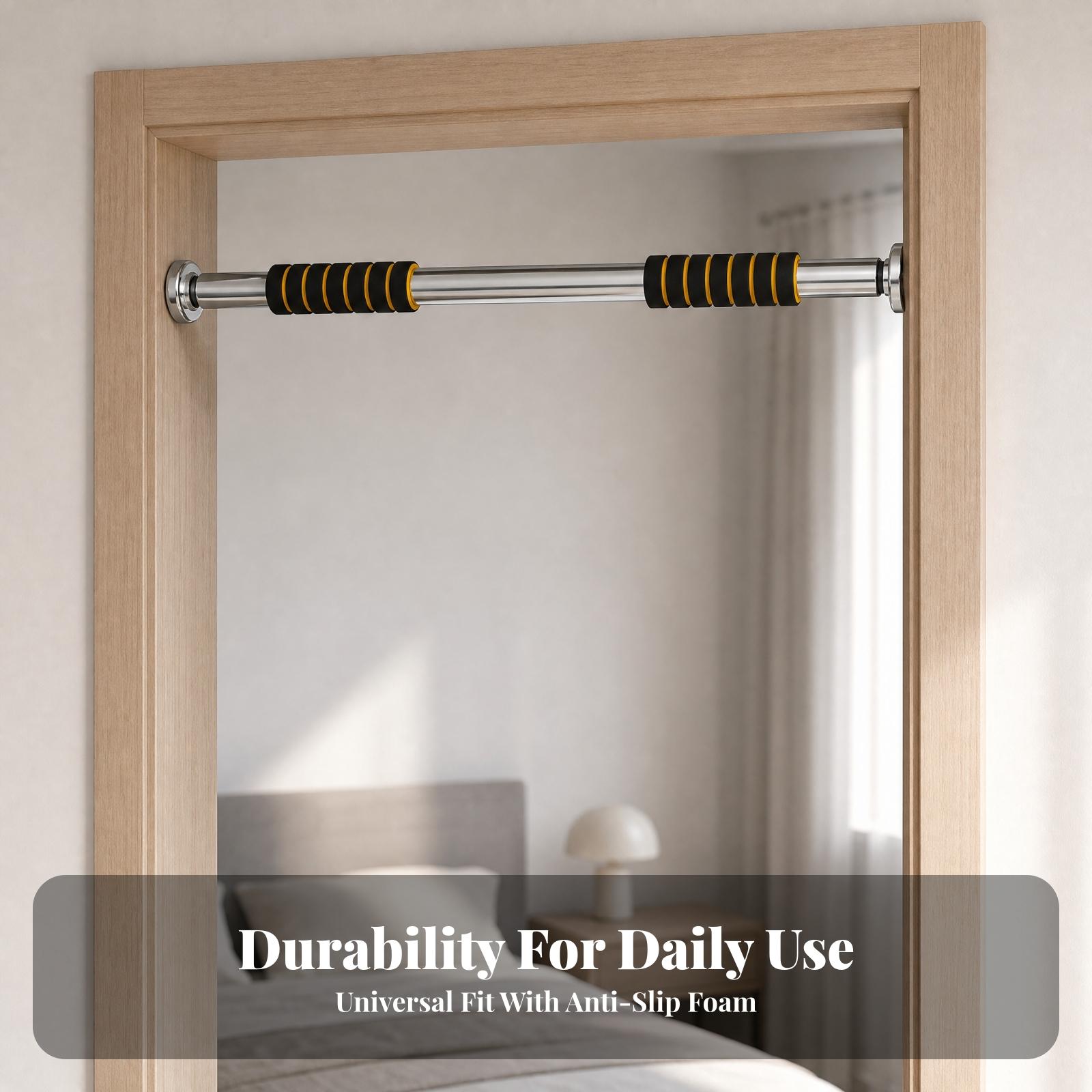 บาร์ดึงข้อแบบพกพาติดตั้งกับกรอ - Chin Up Doorframe บทวิจารณ์และราคา