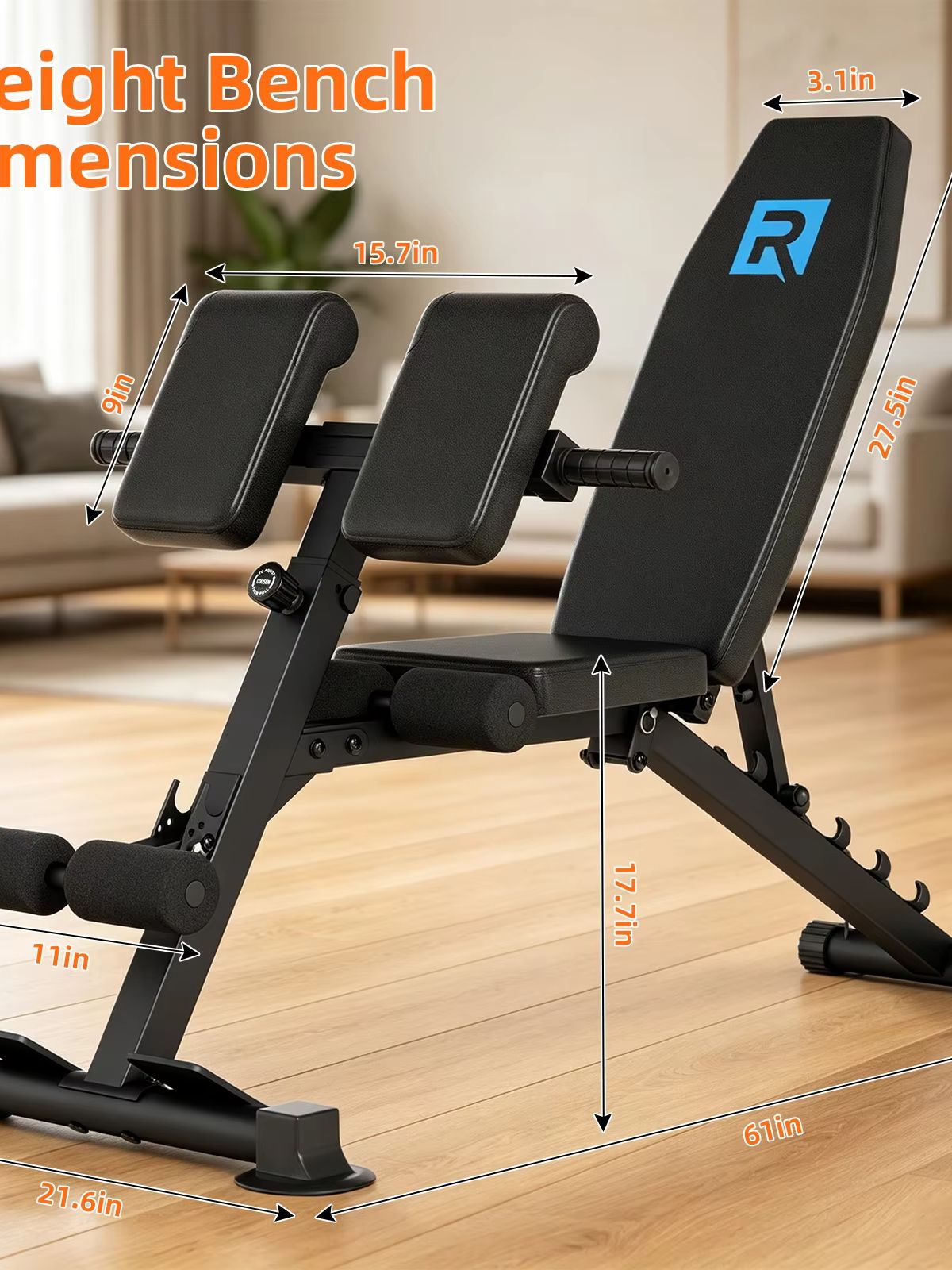 ม้านั่งออกกำลังกายแบบปรับน้ำหน - Home Gym Weight Bench บทวิจารณ์และราคา