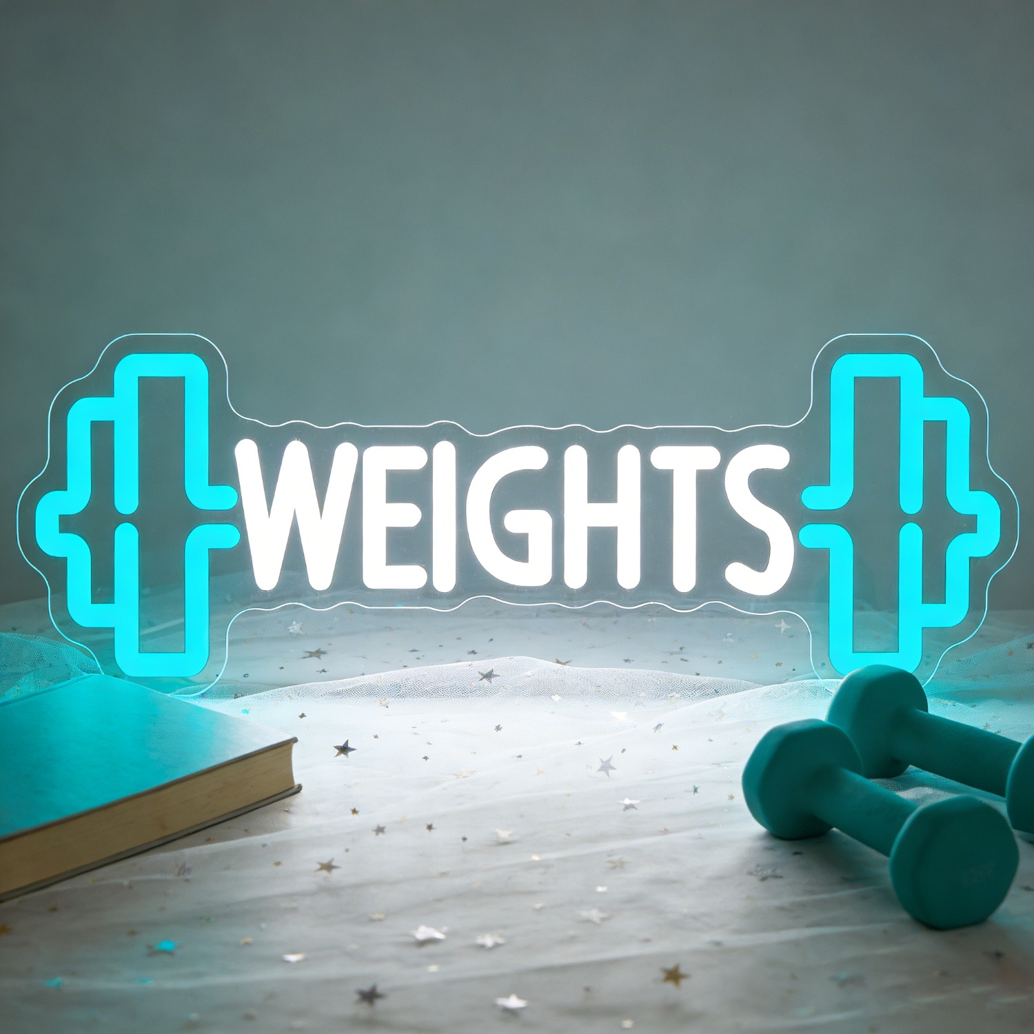 ป้ายไฟนีออนรูปดัมเบล LED สำหรั - Home Gym Neon Sign บทวิจารณ์และราคา