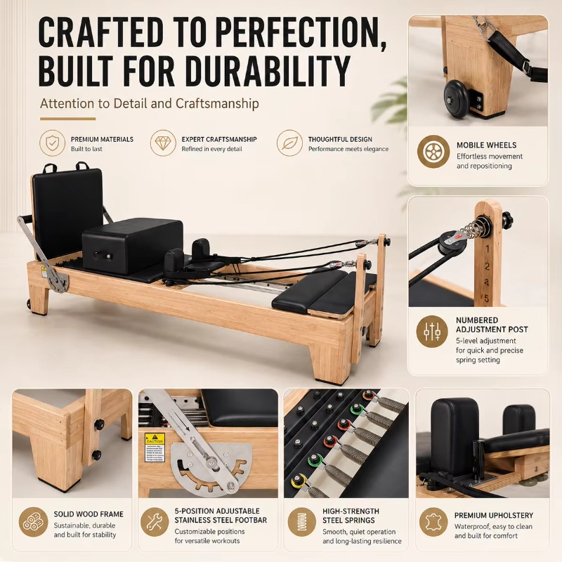 เครื่องพิลาทิสเรฟอร์มเมอร์ไม้เ - Home Gym Leg Machine บทวิจารณ์และราคา
