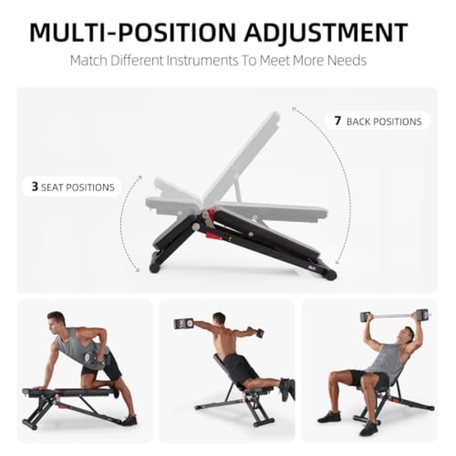 ม้านั่งออกกำลังกายแบบปรับน้ำหน - Home Gym Weight Bench บทวิจารณ์และราคา