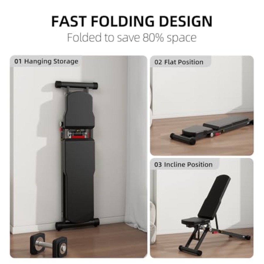 ม้านั่งออกกำลังกายแบบปรับน้ำหน - Home Gym Weight Bench บทวิจารณ์และราคา