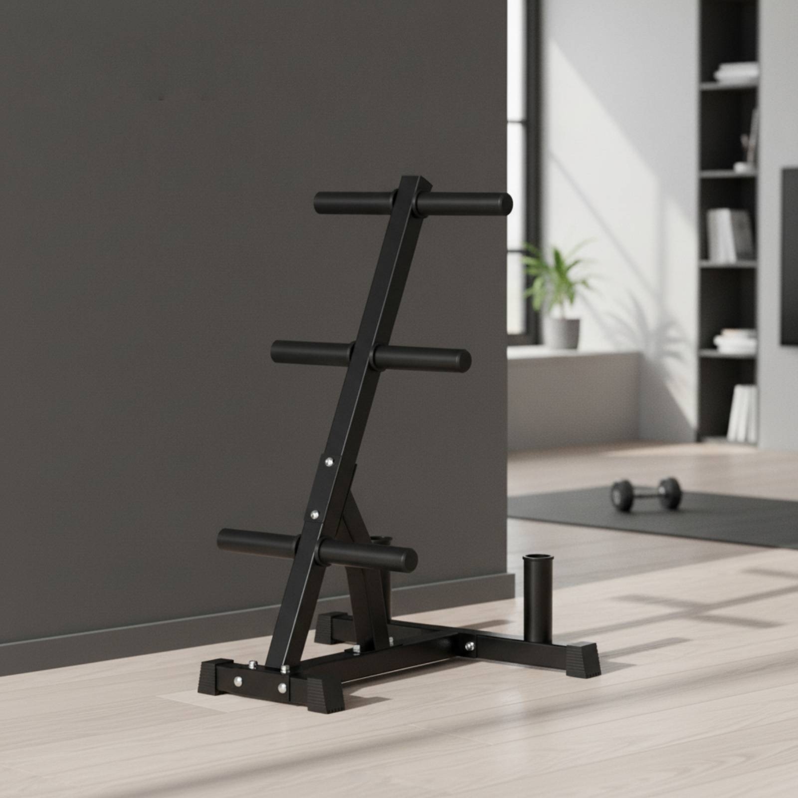ชั้นวางแผ่นบาร์เบล ชั้นวางแผ่น - Home Gym Folding Rack บทวิจารณ์และราคา
