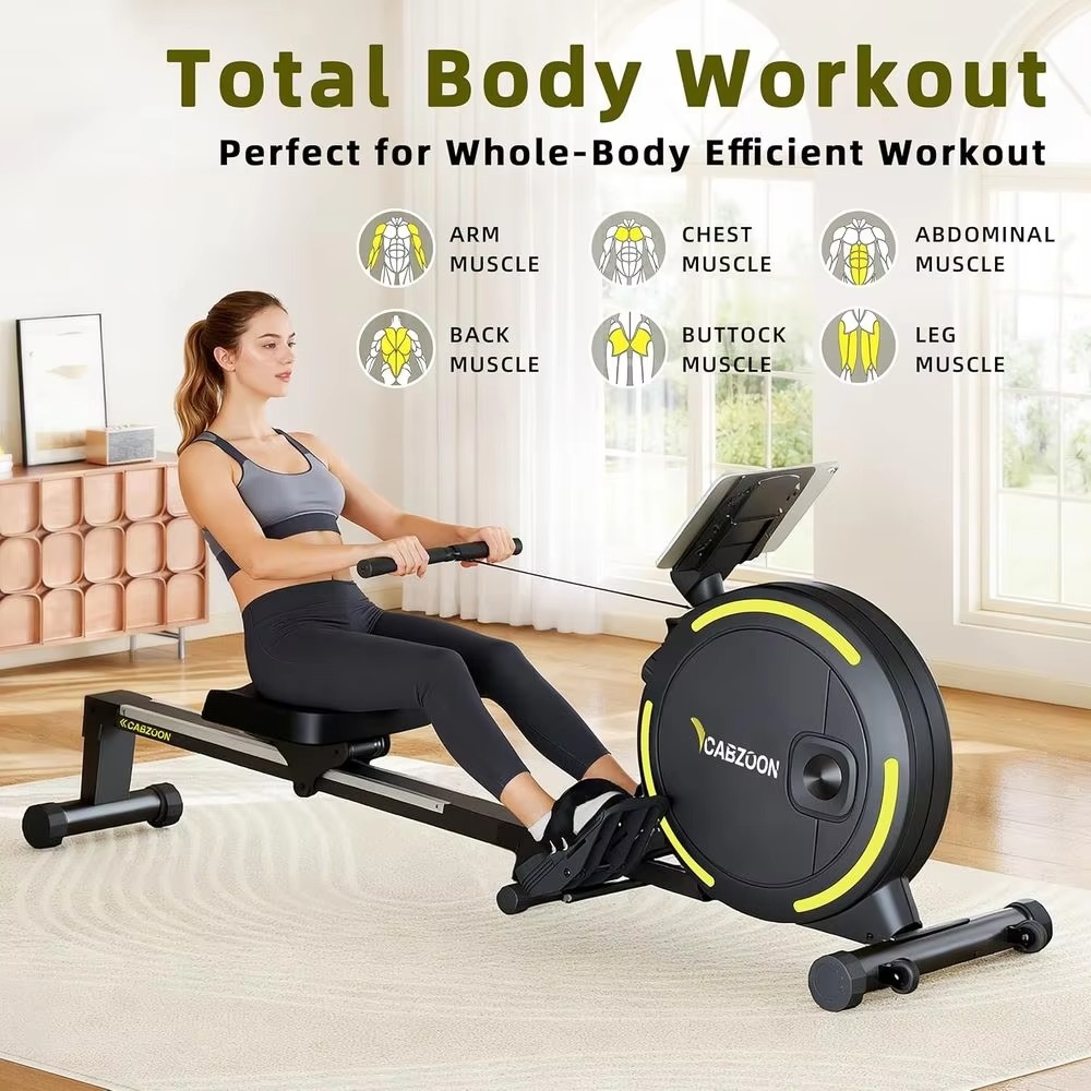 เครื่องกรรเชียงบกแม่เหล็กแบบเง - Home Gym Rowing Machine บทวิจารณ์และราคา