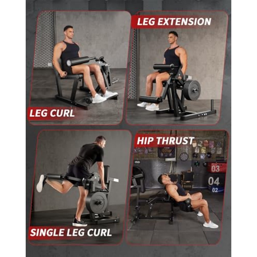เครื่องบริหารขาแบบยืดและงอสำหร - Home Gym Leg Extension Machine บทวิจารณ์และราคา