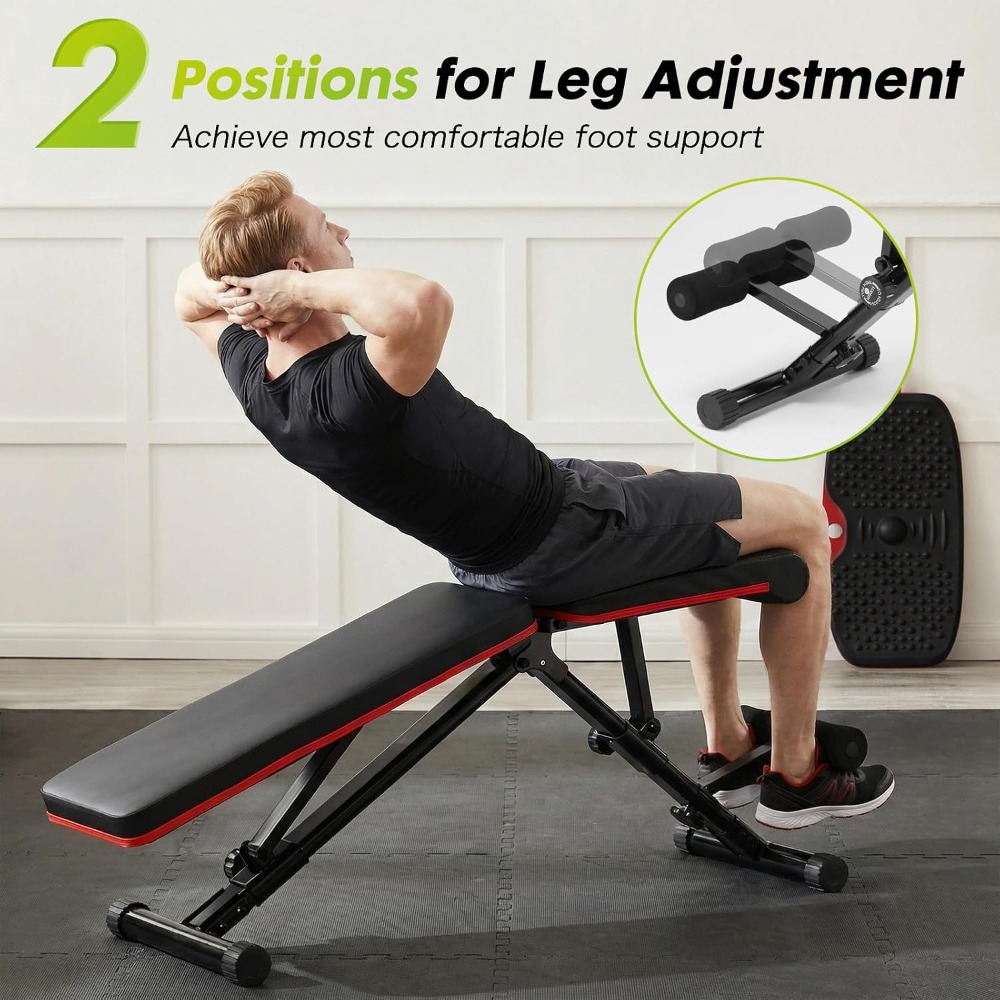 ม้านั่งปรับน้ำหนักได้สำหรับการ - Home Gym Weight Bench บทวิจารณ์และราคา