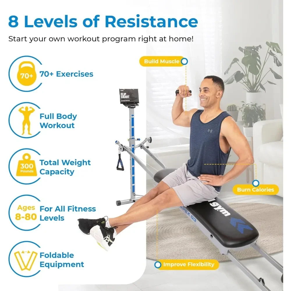 APEX อุปกรณ์ออกกำลังกายอเนกประ - Home Gym Total Fitness บทวิจารณ์และราคา
