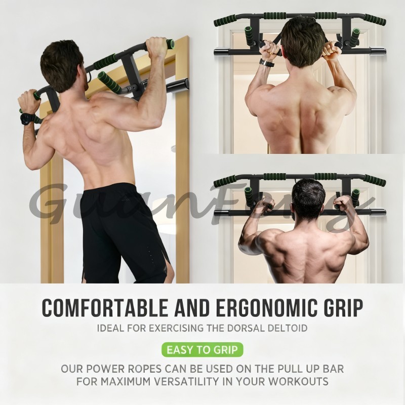 บาร์ดึงข้อแบบไม่ต้องใช้สกรูติด - Chin Up Doorframe บทวิจารณ์และราคา