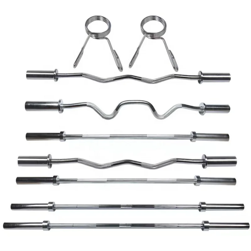 บาร์ยกน้ำหนักชุบโครเมียมแบบกำห - Barbell Curl Bar บทวิจารณ์และราคา