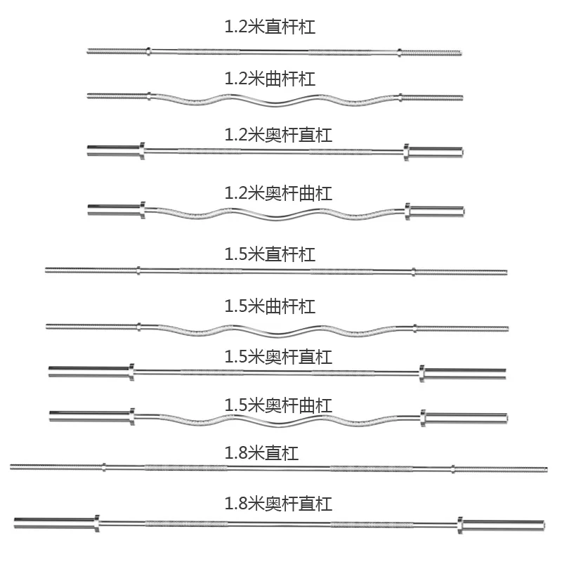 บาร์เบลโครเมียมแบบตรงและโค้ง ข - Barbell Curl Bar บทวิจารณ์และราคา