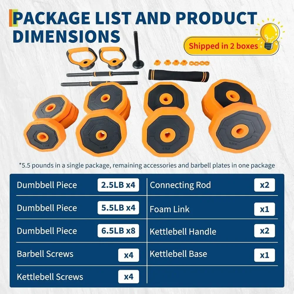 ชุดออกกำลังกายที่บ้านแบบปรับได - Home Gym Kettlebells บทวิจารณ์และราคา