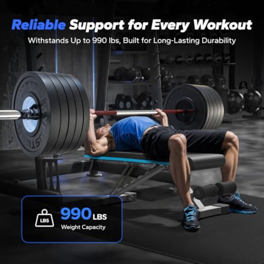 ม้านั่งยกน้ำหนักแบบพับได้สำหรั - Home Gym Weight Bench บทวิจารณ์และราคา
