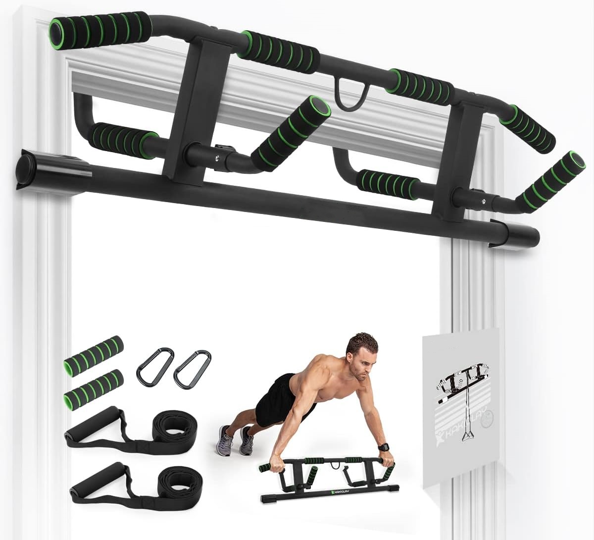 บาร์โหนติดประตูแบบไม่ต้องใช้สก - Chin Up Doorframe บทวิจารณ์และราคา