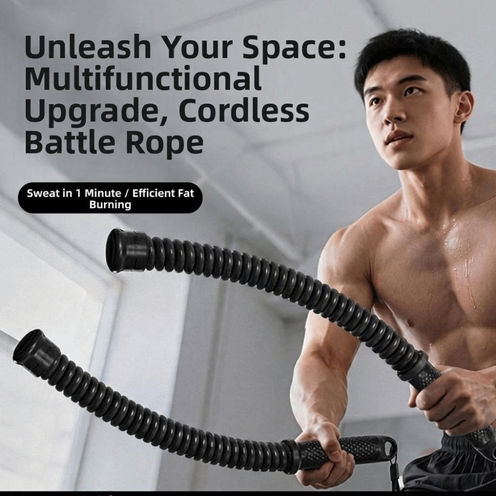 เชือกออกกำลังกายไร้สายแบบมีด้า - Battle Rope Heavy บทวิจารณ์และราคา
