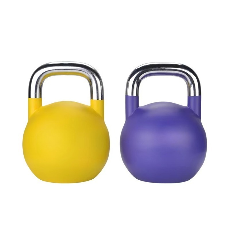 ดัมเบลแบบเคลือบผง 12 กก. คุณภา - Home Gym Kettlebells บทวิจารณ์และราคา