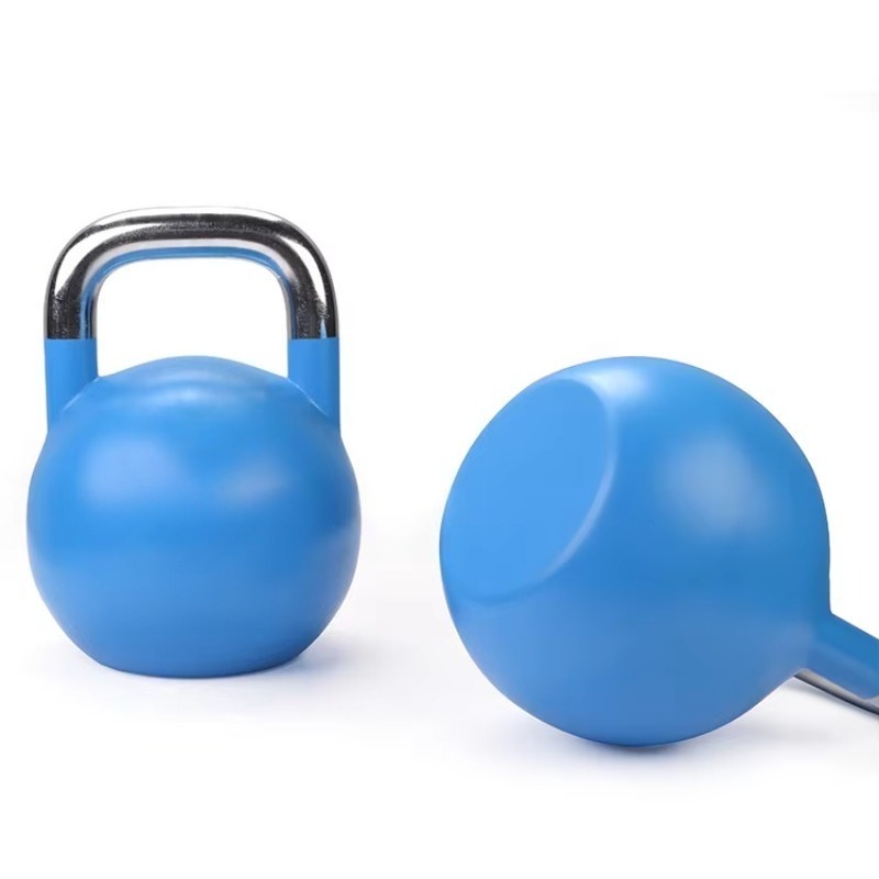 ดัมเบลแบบเคลือบผง 12 กก. คุณภา - Home Gym Kettlebells บทวิจารณ์และราคา