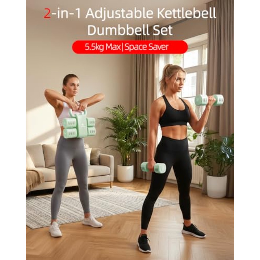 ชุดดัมเบลสำหรับยิมที่บ้าน: ชุด - Home Gym Kettlebells บทวิจารณ์และราคา