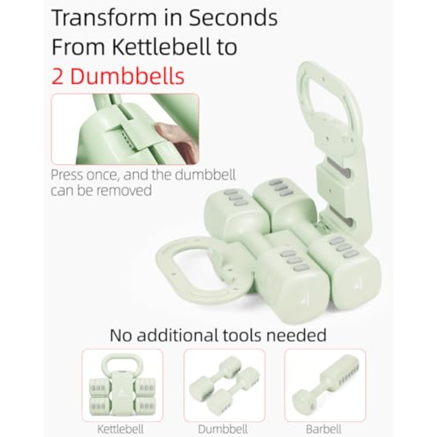 ชุดดัมเบลสำหรับยิมที่บ้าน: ชุด - Home Gym Kettlebells บทวิจารณ์และราคา