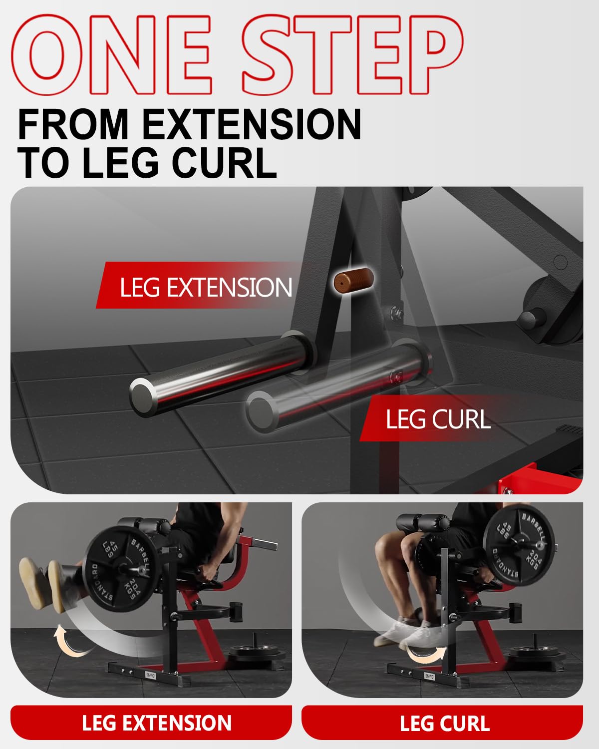 เครื่องบริหารขาแบบปรับระดับได้ - Home Gym Leg Extension Machine บทวิจารณ์และราคา