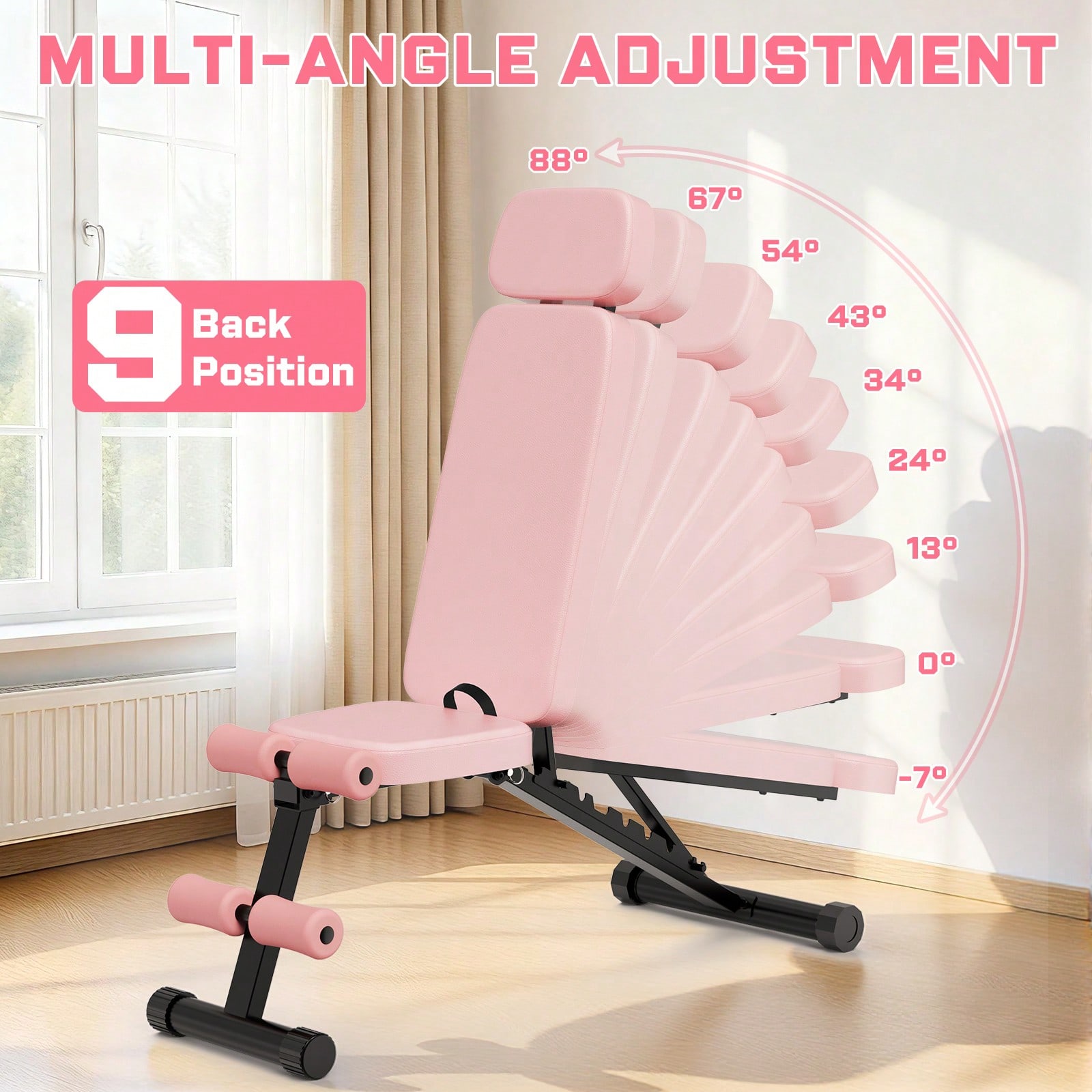 GIKPAL ม้านั่งยกน้ำหนักปรับได้ - Home Gym Weight Bench บทวิจารณ์และราคา