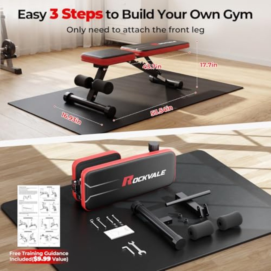 ม้านั่งยกน้ำหนักปรับระดับได้สำ - Home Gym Weight Bench บทวิจารณ์และราคา