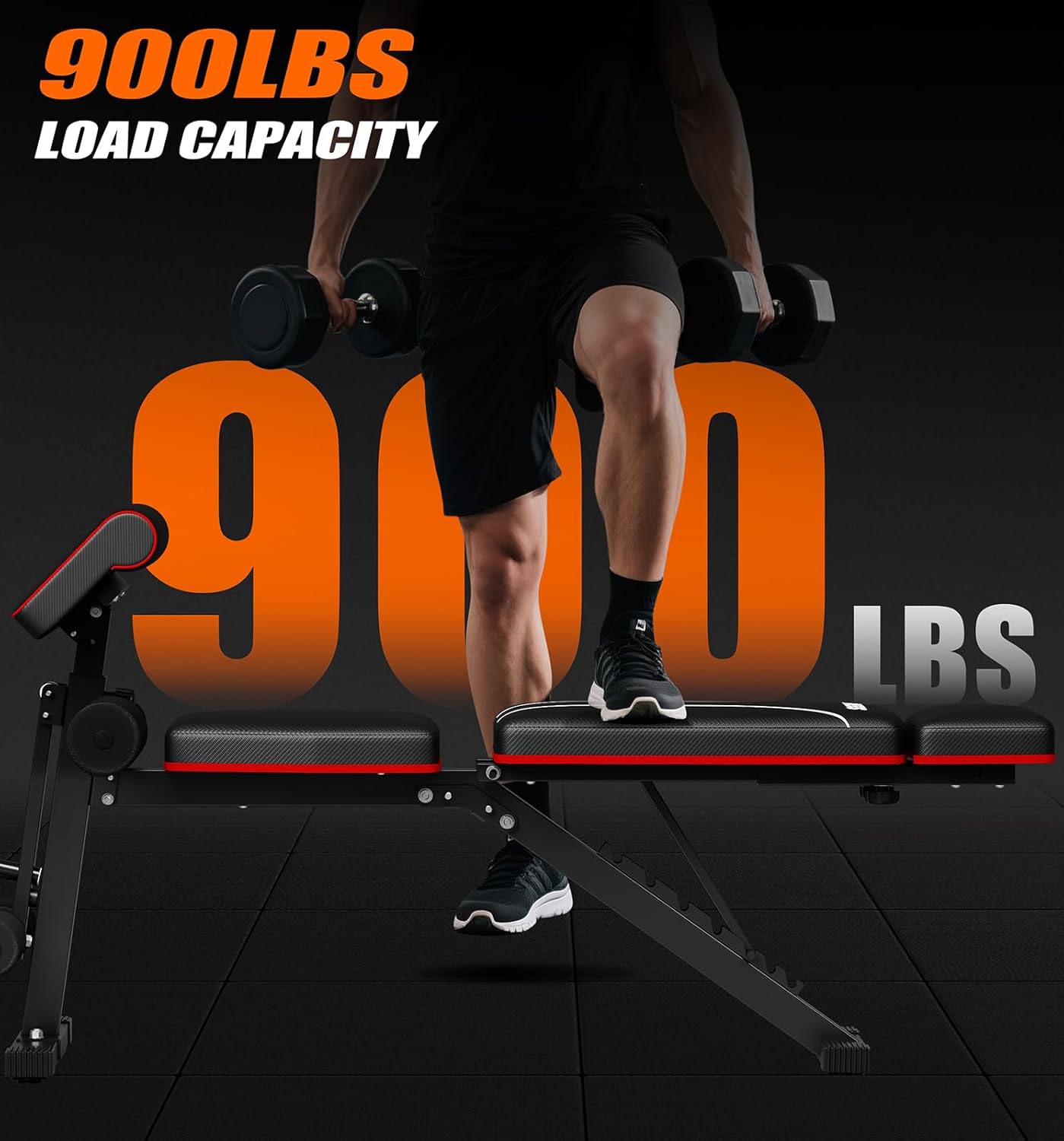 ม้านั่งยกน้ำหนักแบบพับได้สำหรั - Home Gym Weight Bench บทวิจารณ์และราคา